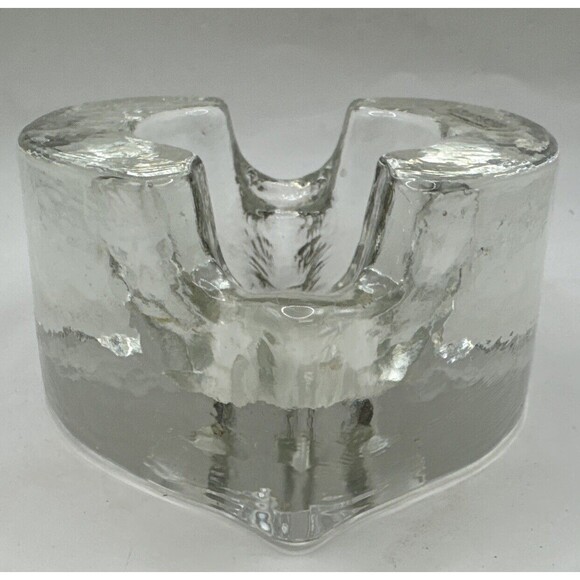Tea Warmer Light Holder Glasdesign George Shutte Art Glass 5 Trivet Germany 1970 - Picture 5 of 9